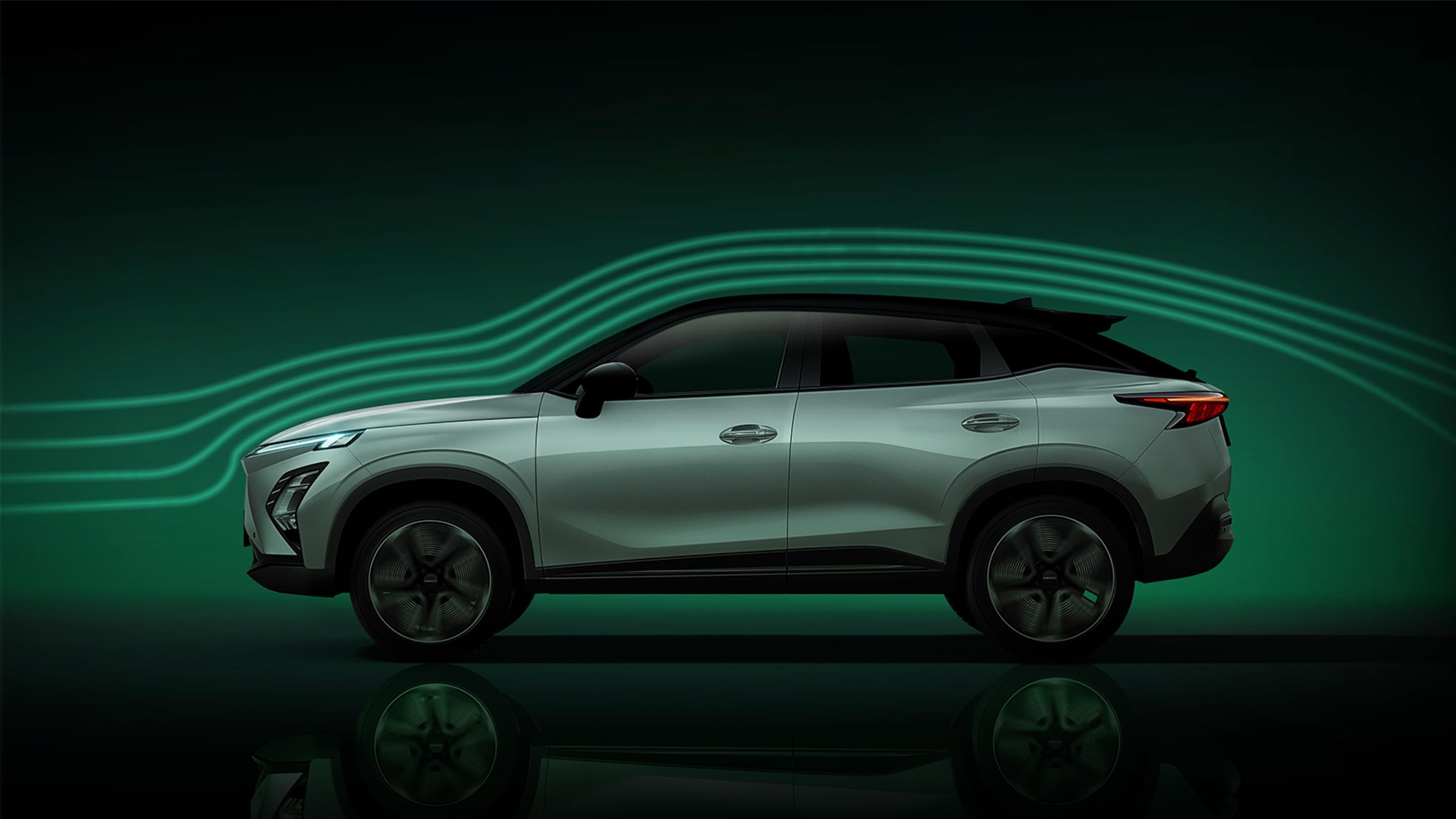 Futuristic silhoutte